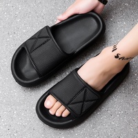 Claquettes de plage d'été respirantes antidérapantes en EVA souple imperméables pour femmes et hommes, idéales pour la salle de bain, la piscine et la douche