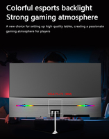 Monitor LED LCD para PC de 23.8, 24, 24.5 y 27 Pulgadas, 1K, 2K, 75, 100, 144, 165, 180Hz, Plano, sin Marco, HDR, para Juegos, con Luz RGB para Escritorio