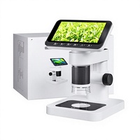Stock New Model V18 Smart Handheld High-definition Digital Electronic Microscope Crystal-clear Display IP54 Rated 8 LED