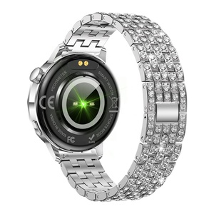 Đồng hồ thông minh i220 cho nữ, Độ phân giải 360x360, vỏ kim loại hợp kim, dây đeo bằng thép kim cương, cảnh báo tin nhắn/cuộc gọi, hơn 100 chế độ thể thao - Product Image 4