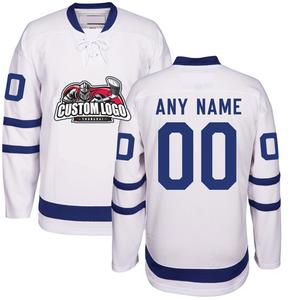 2020 di alta qualità su misura di disegno del poliestere del ricamo hockey su ghiaccio jersey uniforme moq basso made in China - Product Image 2