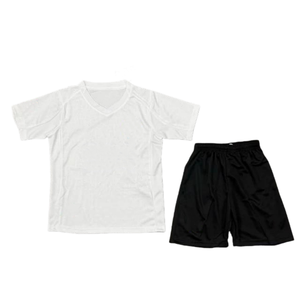 Jersey de <span class=keywords><strong>manga</strong></span> corta de tela transpirable España <span class=keywords><strong>Valencia</strong></span> 2526 conjuntos de uniformes de fútbol resistentes al desgaste para niños - Product Image 2