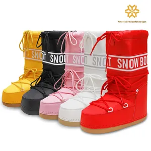 Bottes d'hiver imperméables thermiques au-dessus du genou et au genou Bottes de neige légères à la mode unisexe pour une utilisation en extérieur - Product Image 5