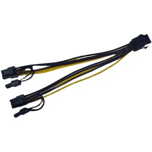 Cable de alimentación Pcie de 8 pines a doble 6 + 2 pines para tarjeta gráfica, cable de cobre de 12V para uso en escritorio - Product Image 5