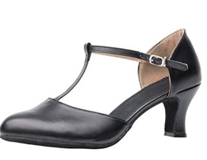 Zapatos <span class=keywords><strong>de</strong></span> Baile Latino Negros <span class=keywords><strong>de</strong></span> Tacón Medio, Zapatos <span class=keywords><strong>de</strong></span> Baile <span class=keywords><strong>de</strong></span> <span class=keywords><strong>Tango</strong></span> Modernos <span class=keywords><strong>de</strong></span> Cuero Genuino con Suela Cuadrada, Zapatos <span class=keywords><strong>de</strong></span> Baile <span class=keywords><strong>de</strong></span> Jazz con Suela Suave - Product Image 3