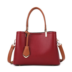 Nouveau <span class=keywords><strong>Sac</strong></span> à <span class=keywords><strong>Bandoulière</strong></span> Décontracté de Luxe en PU Grande Taille pour <span class=keywords><strong>Femme</strong></span> 2026 – Bloc de Couleurs, Fermeture Éclair, Poignée Souple - Product Image 2