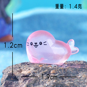 Ornamenti in resina in miniatura per decorazioni fai-da-te per acquari: piccolo animale marino simulato a forma di foca - Product Image 5