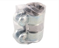 Klem Pipa Knalpot Universal Stainless Steel 2"/2.5" SS304 |   Klem Downpipe Turbo Heavy-Duty dengan Baut Anti-Lepas Kekuatan Tinggi