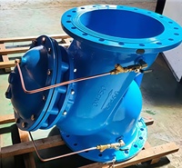 Vanne de réduction et de maintien de pression, type wafer à commande pilote, réglable en fonte pour l'alimentation en eau
