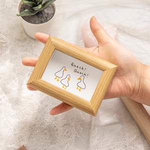 Tùy chỉnh 5x7 Mini MDF khung ảnh bán buôn thời trang trang trí nội thất UV in hình ảnh khung với thiết kế sáng tạo biểu tượng tùy chỉnh - Product Image 4