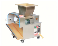 Machine commerciale automatique en acier inoxydable pour la division et la façonnage de pâtes, idéale pour les pains vapeur et les raviolis, moteur, capacité de 60 pièces/minute