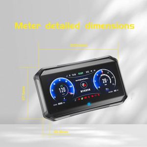 Oem ODM baimo T6 thông minh đồng hồ tốc độ nhà máy Thương hiệu Mới TFT <span class=keywords><strong>Meter</strong></span> cho xe máy kỹ thuật số cụ - Product Image 3