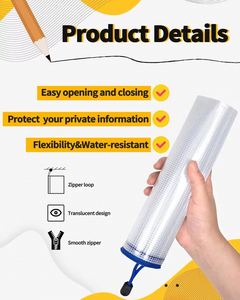 Paquete de 30 Fundas de Malla con Cierre para Documentos Tamaño Carta A4, Organizador de Viaje Transparente, Bolsa de Archivo para Oficina - Product Image 3
