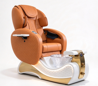 Fauteuil de pédicure de luxe pour salon de beauté, fauteuil de pédicure avec massage du corps entier