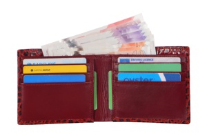 Portefeuille en cuir de crocodile miniature de luxe original, design personnalisé, produit durable et très vendu - Product Image 5