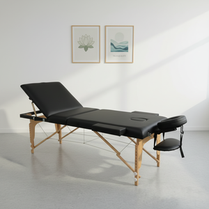 Camas de Masaje Plegables Portátiles de 3 Secciones al por Mayor OEM, con Múltiples Opciones de Color y Patas Antideslizantes, para Tratamientos de Spa - Product Image 1