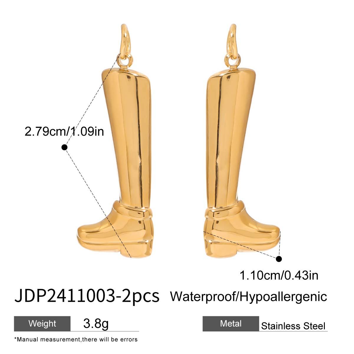 Oro 18 carati JDP2411003-2pz