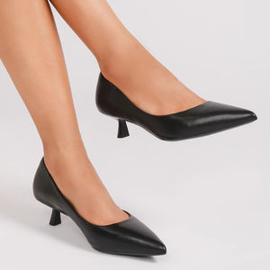 1702-6 2025, zapatos de tacón alto profesionales para mujer, nuevos zapatos de vestir formales de tacón fino puntiagudo para auxiliares de vuelo, trabajo de etiqueta de verano - Product Image 1