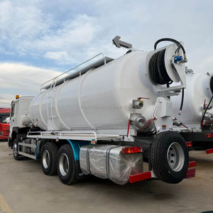 รถบรรทุกเก็บขยะแบบดูด 18 ลูกบาศก์เมตร เครื่องยนต์ดีเซล  รถทำความสะอาดถังขยะ มาตรฐานไอเสียยูโร 2 สภาพใหม่ - Product Image 1