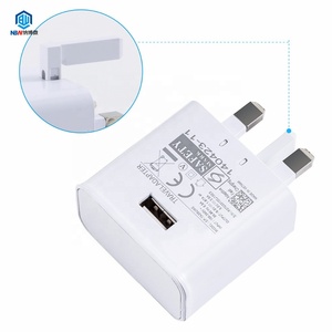 Topk — <span class=keywords><strong>chargeur</strong></span> mural de téléphone portable rapide à 3 broches, adaptateur de voyage UK, pour <span class=keywords><strong>Samsung</strong></span> <span class=keywords><strong>Galaxy</strong></span> S6 S7 S8 <span class=keywords><strong>S9</strong></span> S10 - Product Image 2