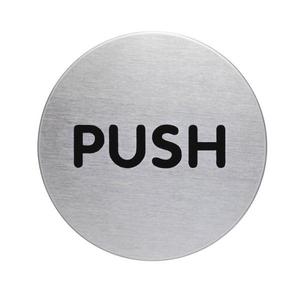 DURABLE - 4900-61 Pictograma ''DRÜCKEN/PUSH'' Ø 65 mm - EAN 4005546400099 SEÑALIZACIÓN Y MARCAS DE PISO SEÑALES DE PUERTA Y PICTOGRAMAS - Product Image 2