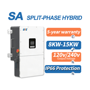 Inversor Híbrido Estándar SA de 8000W, 120V/240V, 51.2V/48V, 3MPPT, Onda Pura, Montaje en Pared, IP65/IP66, Monofásico/Bifásico - Product Image 1