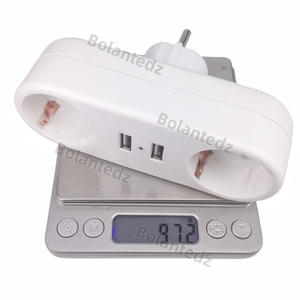 1 à 2 Fath USB Socket Converter 2 USB Allemand DE Standard Russie Plug Power Outlet prise de courant européenne - Product Image 4