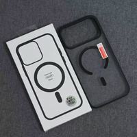 Coque de téléphone en gros TBKT pour iPhone 17, coque arrière transparente, coque givrée avec coque magnétique pour iPhone 11 12 13 14 15 16