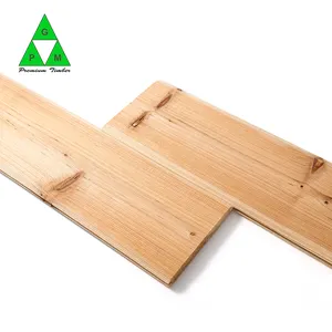 ציפוי עץ קיר לוח עץ דלת מסגרת אצבע-משותף דרוך אורן