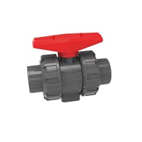 Vannes à boisseau sphérique en CPVC, raccords personnalisables OEM, moules de vannes en PVC noires pour usage industriel et milieux aqueux