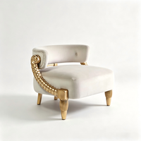 Fauteuil de Luxe Moderne et Design, Chaise Longue Confortable pour Salon, Chambre et Hall d'Hôtel/Appartement