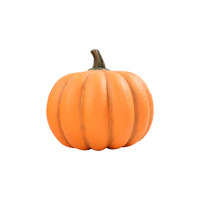 Citrouille Traditionnelle Orange Réutilisable en Pulpe de Papier Écologique pour Décoration de Table et Accessoire de Fête d'Halloween Intérieure