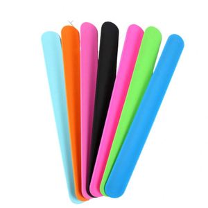 Factory Wholesale Cheap Silicone Snap <b>Ring</b> <b>Rubber</b> Custom Logo and Information Qr Code Customized Wristband - Product Image 2