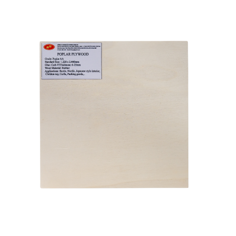High Quality First-Class 12/15/18mm Thickness Poplar Plywood Shuttering Heavy-Duty E0 Formaldehyde Emission Hao Hung Long Brand