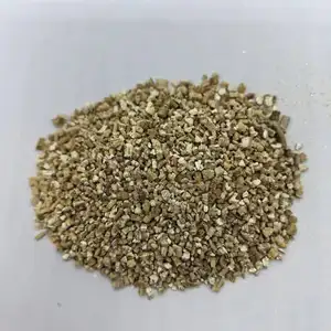 Yellow Dark Green Expanded Bulk Mica Vermiculite Stone Vermiculite Concrete For Nursery Substrate Pet Soil