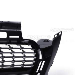 Parrilla Delantera para Automóvil en Negro Brillante/Cromo para Mercedes Benz W213 E200 E300 E400 E43 para AMG 2017-2018 con Orificio para Cámara - Product Image 6