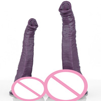 Grand Dildo en Silicone en Forme de Trompe d'Éléphant Ultra-longue, Outil de Masturbation Féminine pour l'Orgasme, Plug Anal Grand Format en Forme d'Animal, Jouet Adulte