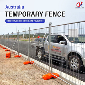 Clôture temporaire galvanisée conforme à la norme australienne AS4687, panneaux de clôture temporaire en maille portables pour chantier de construction, vente en gros - Product Image 4