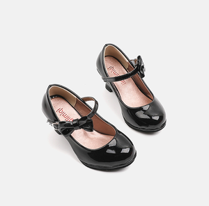 Zapatos de Tacón Rojos para Niñas, Zapatos de Princesa para Actuaciones Escolares, Baile, Zapatos Mary Jane para Niñas - Product Image 6