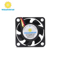 Ventilateur de refroidissement axial sans balais étanche WELLSUNFAN OEM ODM 4015 40x40x15mm 12V DC PWM FG à roulement à billes mini pour boîtier PC et usage industriel
