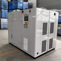 Compresseur d'air rotatif à vis refroidi par air 380V 15 Bar, pompe de compresseur d'air stationnaire 15Kw 900/1200 Cfm 200L, moteur de marque Pufco, roulement 5