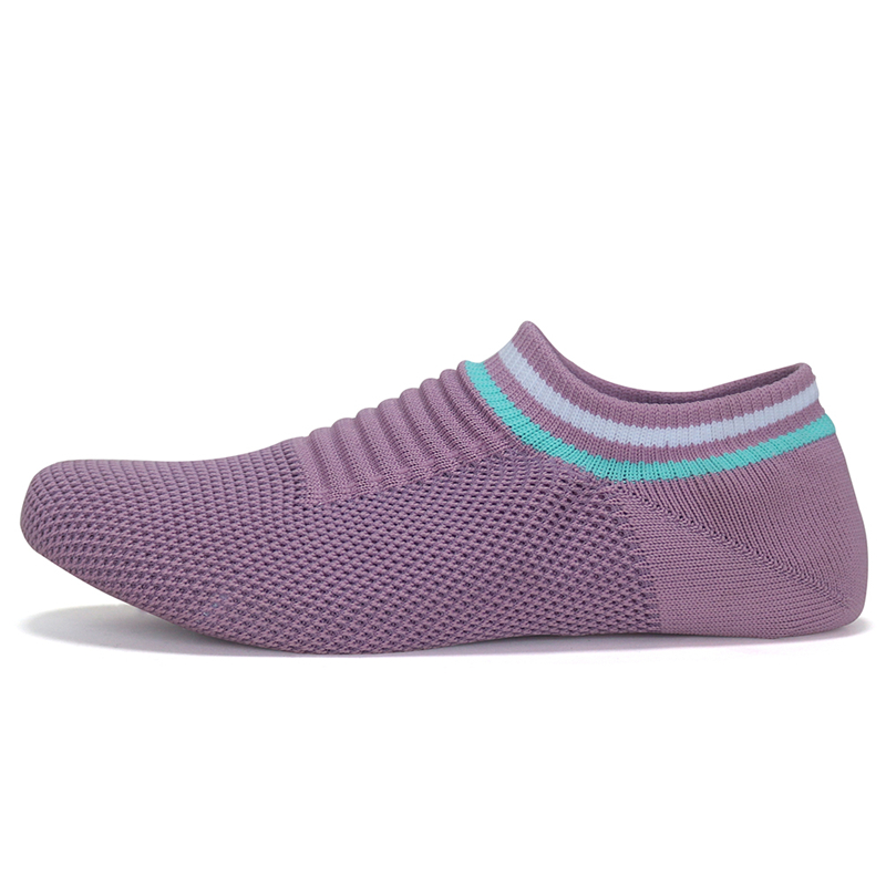 Новый дизайн, модные летающие вязаные носки без шнуровки в стиле унисекс, эластичные мягкие вязаные сетчатые накладки на верхнюю часть обуви