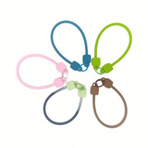 Creative Silicone <b>Wrist</b> <b>Strap</b> Lanyard Soft Anti-Loss Accessory for Mobile Phone and Bag - Product Image 2