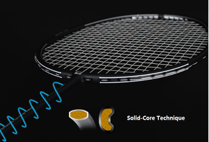 Công Thức Mới Ra Mắt Sản Phẩm TI-N 80-85G H.M <span class=keywords><strong>Graphite</strong></span> Rắn Cảm Thấy Lõi Nội Bộ Tạo Bọt Thấp Rung WHIZZ Thương Hiệu Vợt Cầu Lông - Product Image 2