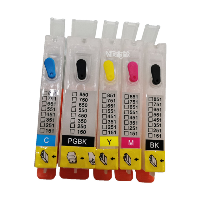 PGI850/851High Quality Refillable Ink Cartridge for Canon Ip7280/MG5480/IX6880/MG5680/MG6680//MG6480/MG5580/Ix6780Printer