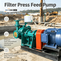 Pompa Slurry Feed Filter Press, Pompa Pemisah Padatan Cair Konsentrasi Tinggi, Pompa Sentrifugal Listrik untuk Tambang Lumpur Batubara