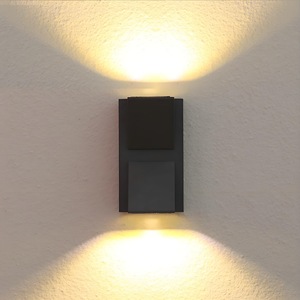 <b>Outdoor</b> Wall Lamp Rectangular Double Head 6W 10W Dimmable Villa Balcony Staircase Courtyard <b>Lighting</b> - Product Image 1
