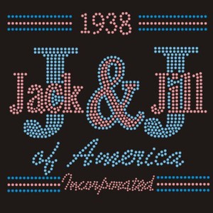 Hotfix Jack e Jill 1938 mamma pressa calore personalizzato Bling Sorority strass Transfer AKA toppe ferro su per capi - Product Image 2
