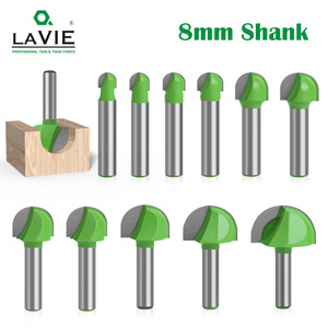 Fraiseuse à bois 8x6 à 8x32 à fond rond pour machine à bois, haute précision - Product Image 4