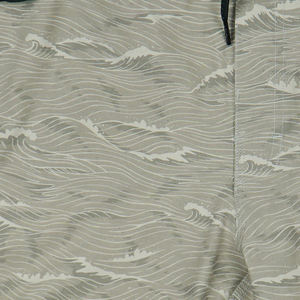 Bañadores de playa de cintura media informales para hombre de secado rápido de poliéster reciclado personalizado patrón ecológico - Product Image 5